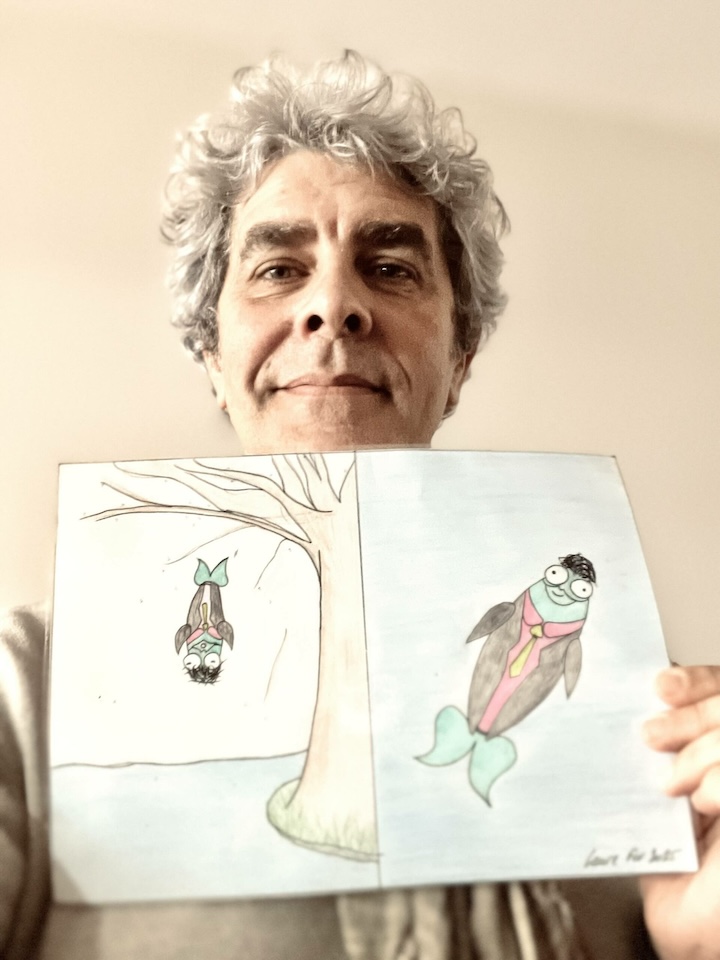 moi poisson L'identité sociale : un concept clé en psychologie illustré par un poisson hors de l'eau.