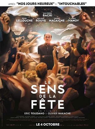 Jean-Pierre Bacri en wedding planner accablé dans une scène du film "Le Sens de la fête", illustrant la dynamique du RSI lacanien.