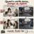 Une manager apprend à déléguer et un homme éveillé réduit la pression autour du sommeil, dans une affiche dessinée en quatre scènes.